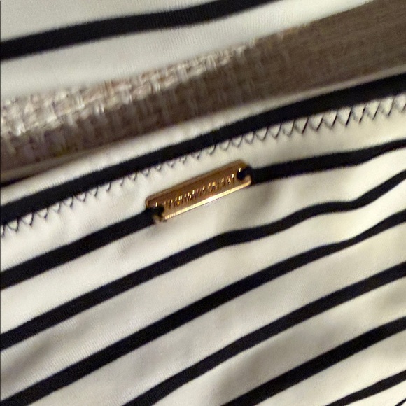 Victoria's Secret Black and White Striped Bikini Bottoms - Picture 4 of 5